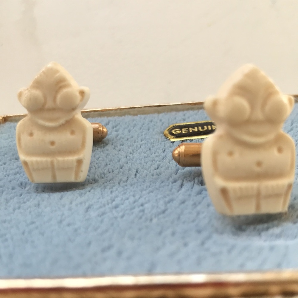 Vintage Ivory Cufflinks